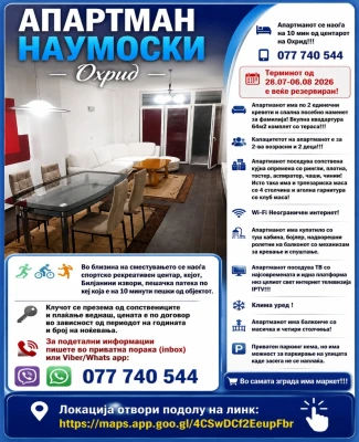 Апартман Наумоски